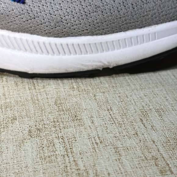 Nike Mens "Zoom Pegasus 33" Running Shoes  - Gray/Blue Sz. 7.5 - Picture 3 of 8